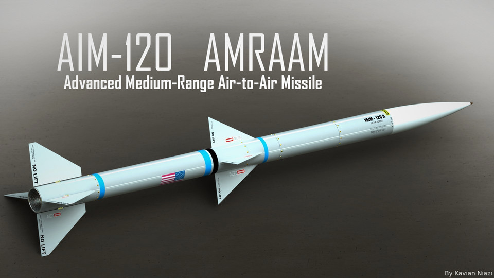 AIM-120 được tạo ra để thay thế AIM-7 Sparrow, khi đó công nghệ điện tử ngày càng phát triển, một thiết bị tìm kiếm ARH có thể lắp vào một tên lửa nhỏ hơn, đã có thể thực hiện được. Quá trình phát triển tên lửa kéo dài, bắt đầu sản xuất thử năm 1984, nhưng đến năm 1991 mới đưa vào biên chế.