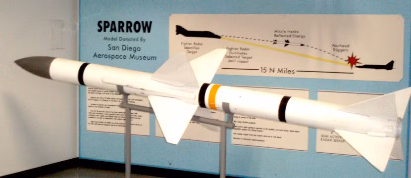 Trong khi đó tên lửa dẫn đường bằng radar bán chủ động chỉ có bộ thu tín hiệu radar và yêu cầu máy bay phóng tên lửa, sử dụng radar của máy bay, để "chiếu xạ" vào máy bay đối phương, dẫn đường cho tên lửa tấn công.