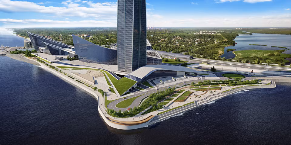 Tháp Lakhta Center hiện là tòa nhà cao thứ 13 trên thế giới.