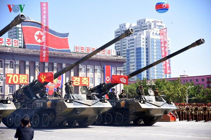 Pháo tự hành M1989 Koksan cỡ nòng 170 mm.