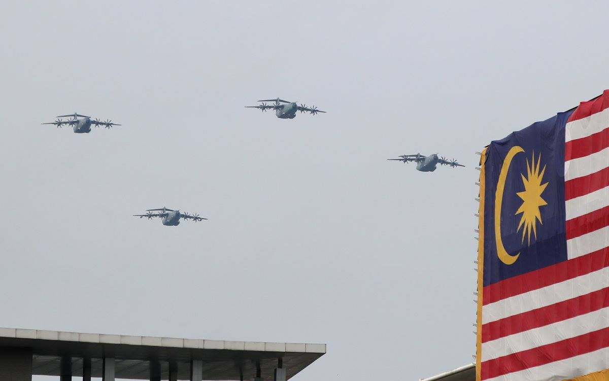 Máy bay vận tải A-400M trong biên chế Không quân Malaysia. Có thể khẳng định chắc chắn rằng, lực lượng máy bay vận tải của Không quân Malaysia hiện nay là lực lượng hiện đại nhất khu vực Đông Nam Á. Nguồn ảnh: ST.