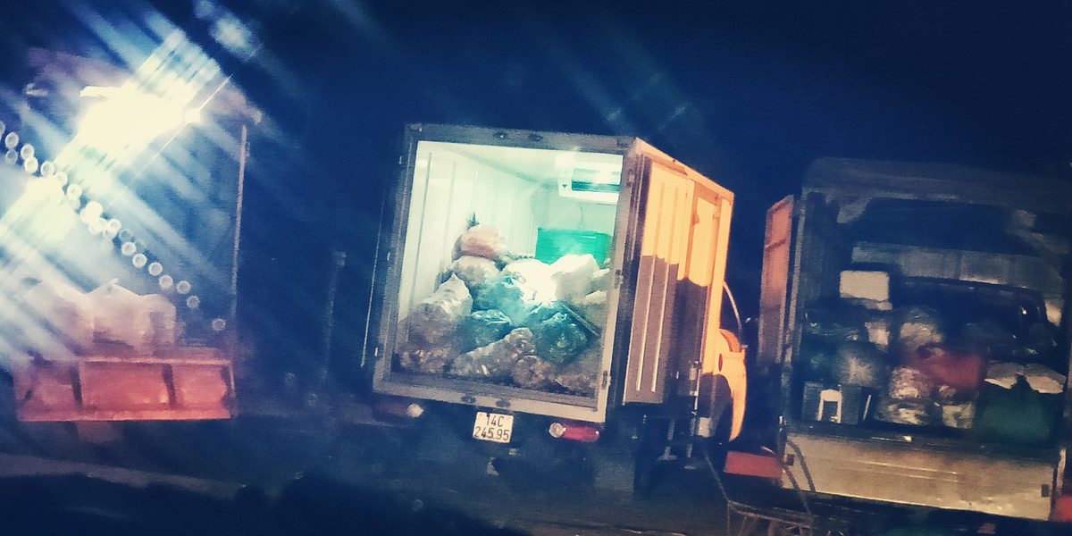 Quang Ninh: Nghi van cong ty Hai Huong tuon rau “ban” vao truong hoc-Hinh-2