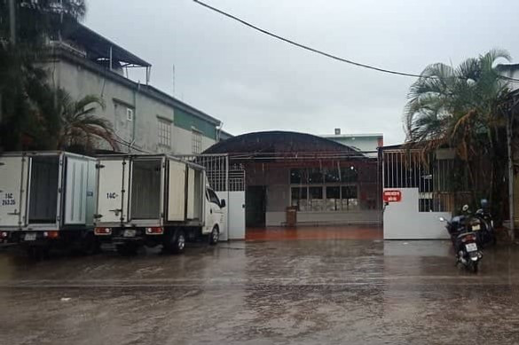 Quang Ninh: Nghi van cong ty Hai Huong tuon rau “ban” vao truong hoc