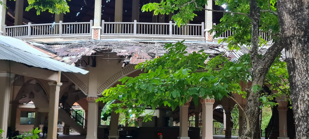 Qua thời gian, nhiều hạng mục đã hư hỏng xuống cấp nghiêm trọng.