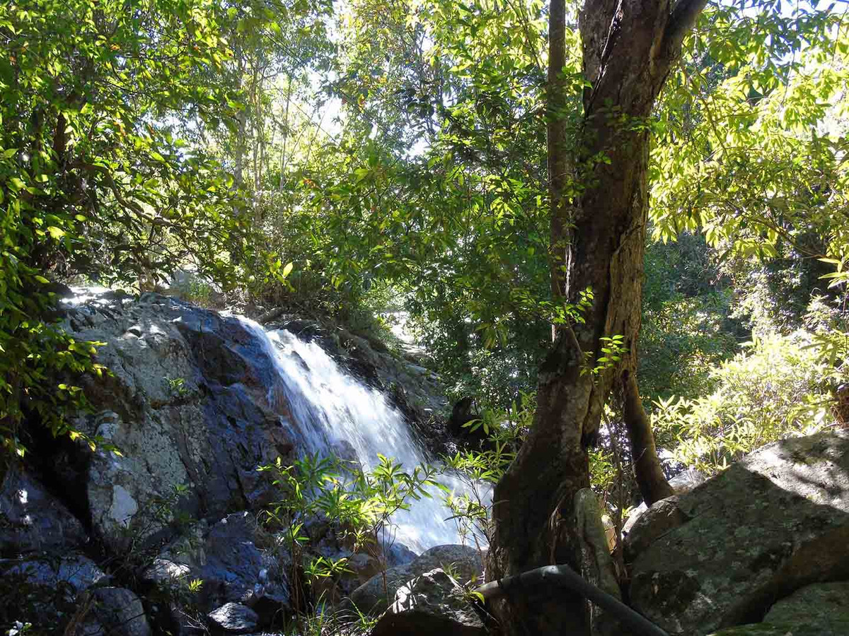 Dòng suối này là kỷ niệm của bao thế hệ học trò tại thị trấn D’ran với các buổi picnic, tắm suối… đầy thú vị sau giờ học. Ảnh: Nguyễn Hữu Khoa