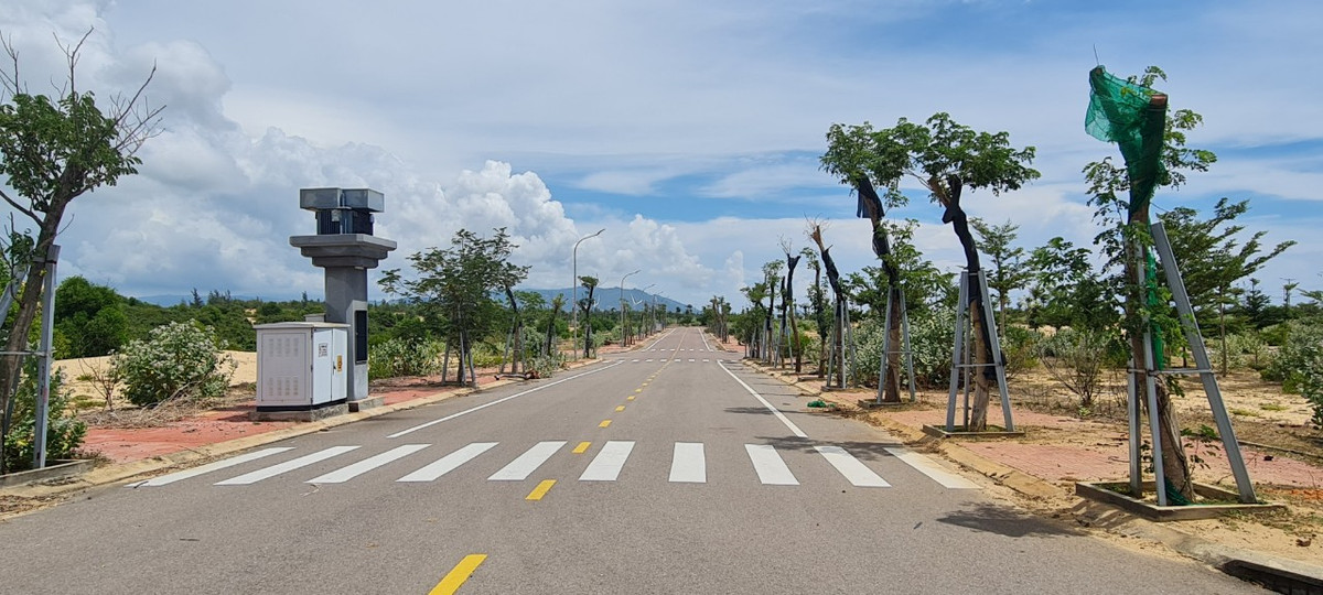 Tại các phân khu này, hạ tầng cũng đã cơ bản hoàn thiện, chỉ vắng bóng người ở.