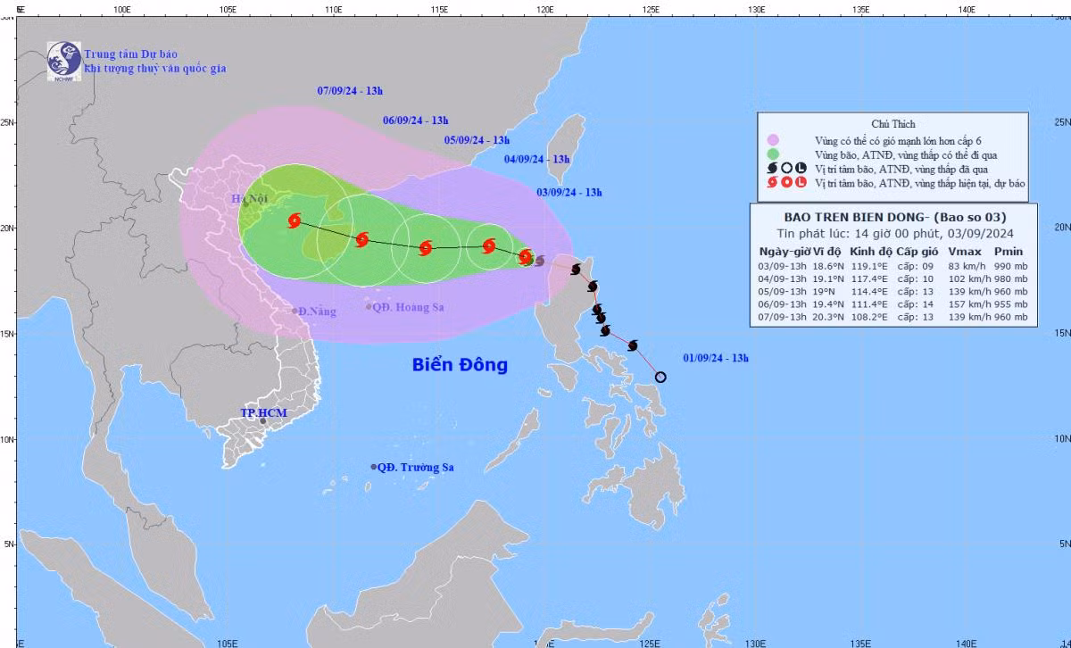 Bao so 3 rat manh, Thu tuong chi dao khan truong ung pho
