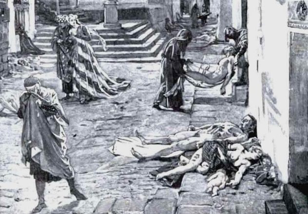 Lịch sử ghi nhận việc con người từng sử dụng tử thi làm vũ khí chết chóc trên chiến trường. Vào thời cổ đại, con người chưa biết đến sự lây lan của dịch bệnh nguy hiểm như thế nào.