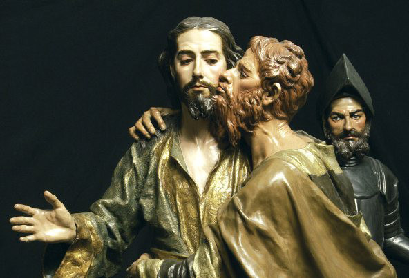 Do vậy, Judas đã hôn Chúa Jesus để có thể nhận dạng Người.