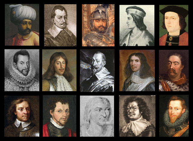 Danh họa Leonardor Davinci, Michael Angello, Raffael, đại văn hào William Shakespear, Thomas More, Dante, Don Quichotte, Galileo Galilei, Christopher Colombus... là những cái tên nổi bật nhất trong số những thiên tài xuất chúng thời kỳ Phục Hưng.