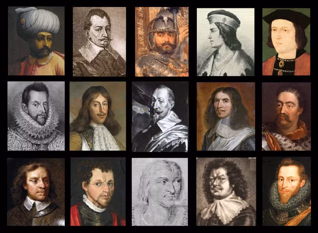 Danh họa Leonardor Davinci, Michael Angello, Raffael, đại văn hào William Shakespear, Thomas More, Dante, Don Quichotte, Galileo Galilei, Christopher Colombus... là những cái tên nổi bật nhất trong số những thiên tài xuất chúng thời kỳ Phục Hưng.