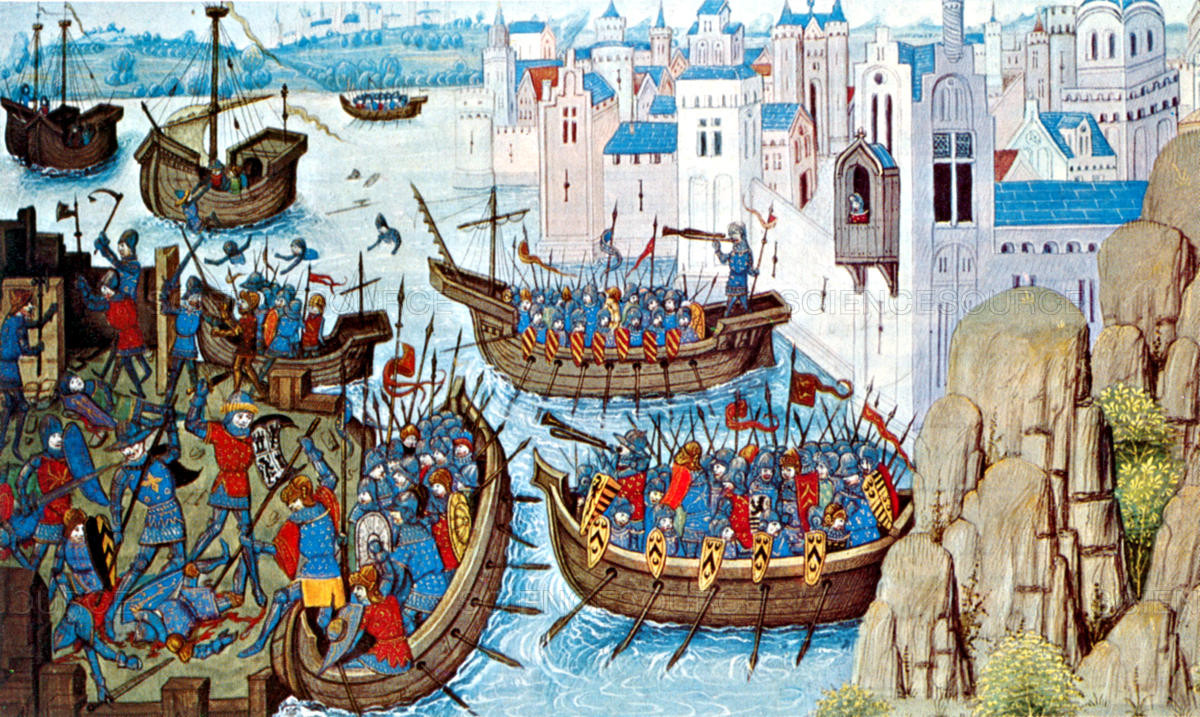 Khi ấy, không ít binh lính của Alexander Đại đế vội vã cởi bỏ áo giáp để loại bỏ cát nóng ra khỏi người. Ngay lập tức, họ bị những cung thủ của người Tyre bắn chết.