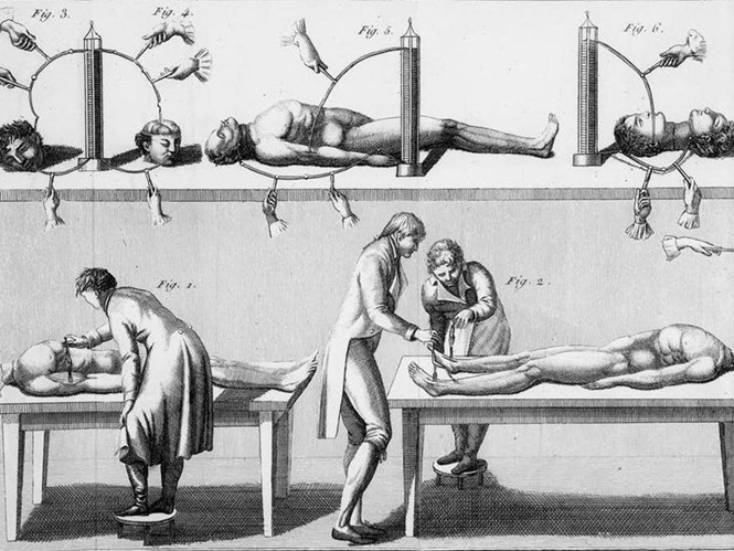 Ngày 17/1/1803, một tử tù trẻ tuổi có tên George Forster bị treo cổ tại trại giam Newgate ở London, Anh. Sau vụ hành hình trên, giống như nhiều trường hợp tương tự, xác tử tù này được đưa khắp thành phố đến Đại học Phẫu thuật Hoàng gia để thực hiện thí nghiệm rùng rợn.