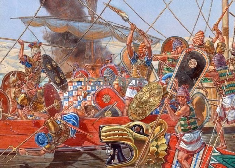 Tùy vào thế mạnh của từng người, binh sĩ Ai Cập được biên chế vào 3 lực lượng: bộ binh, kỵ binh và hải quân.