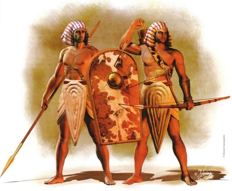 Thông thường, binh sĩ Ai Cập ra chiến trường chiến đấu khi 20 tuổi.