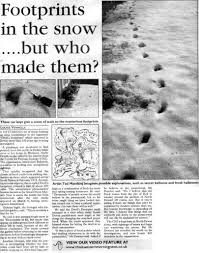 Một số dấu chân bí ẩn xuất hiện ở những địa điểm hoang vu, hẻo lánh.