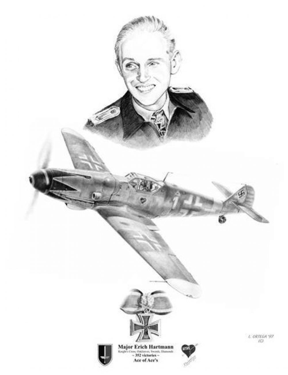 Khi trở về Tây Đức, ông được giao nhiệm vụ chỉ huy phi đoàn tiêm kích JG 71 cho đến khi nghỉ hưu năm 1970. Ông qua đời ngày 29/9/1993. Phải đến tháng 1/1997, chính phủ Nga đưa ra thông báo phi công Hartmann không phải là tội phạm chiến tranh.