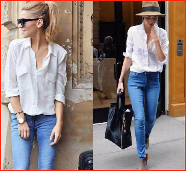 Ngoài ra, bạn có thể tham khảo cách mặc áo trắng sơ mi kết hợp với túi đeo, tạo nên hiệu ứng thị giác theo thứ bậc.