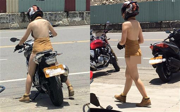 Không chỉ chú ý khoảng hở phần thân trên. Khi mặc áo hở lưng, chị em không nên tham hở cả phía dưới. Tốt hơn, bạn nên chọn thiết kế kín đáo vừa tránh được bất tiện khi vận động vừa tạo sự hài hòa cho tổng thể. Ảnh: Internet.