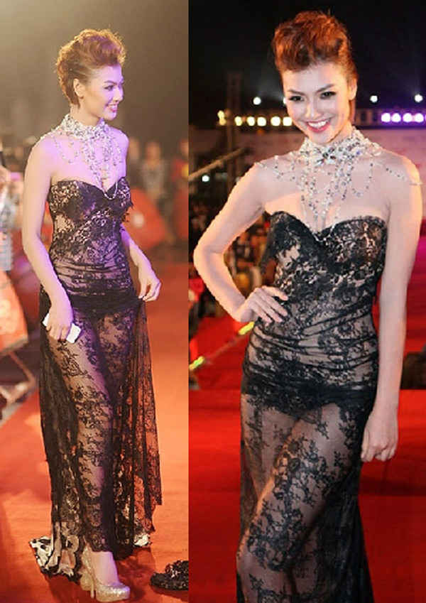 Đồ ren giúp phái đẹp thu hút ánh nhìn nhờ kín hở ẩn hiện. Thế nhưng không phải cứ dáng xinh là mặc ren tự nhiên đẹp. Không ít trường hợp, thậm chí những người nổi tiếng sành mốt vẫn gặp sự cố với thiết kế vải ren.