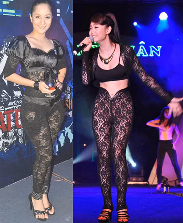 Chính sự không tiết chế trong việc tạo khoảng hở khiến người mặc trở thành trò lố.