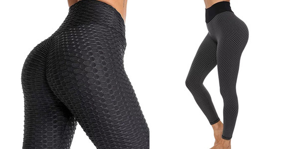 Quần “tổ ong” có tính năng hút ẩm tối đa, giúp người mặc chia tay với cảm giác bí bách khó chịu khi đổ mồ hôi trong phòng tập.