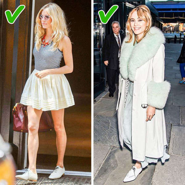  Phối giày Oxford với quần áo phom rộng. Giày Oxford cổ điển sẽ thích hợp với món đồ oversize, quần jean. Nó cũng giúp bạn thăng hạng vẻ ngoài khi dùng với váy suông.