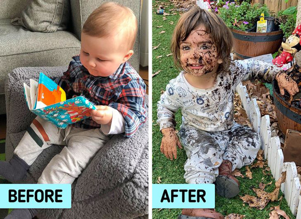 Chưa thích ứng với môi trường lạ. Bình thường, tiếp xúc với người lạ khiến trẻ không thoải mái. Ngay cả chúng ta cũng vậy, đón nhận người mới chúng ta sẽ cư xử dè dặt, khép kín hơn.