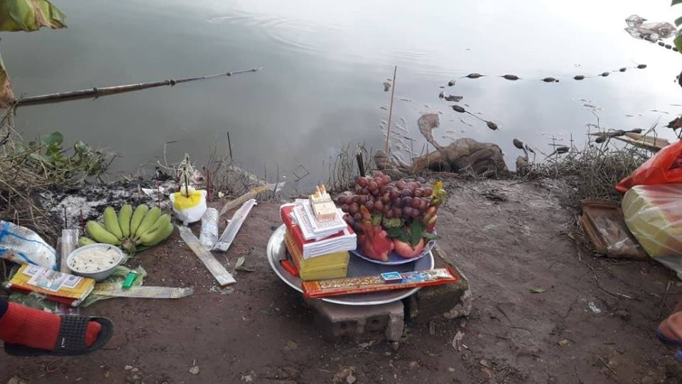 Thai Binh: Di cau ca, thanh nien mat tich duoi ho sau