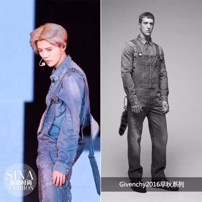 Fan dù muốn có lẽ cũng khó "bắt chước" được Lộc Hàm vì ngoài thần thái, anh còn nổi bật bởi cách kết hợp với các phụ kiện khác