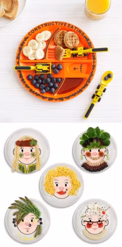 Những đĩa thú vị này sẽ biến bữa tối thành một trò chơi - giải pháp hoàn hảo cho tất cả những bà mẹ mệt mỏi vì cáu giận vào buổi tối.