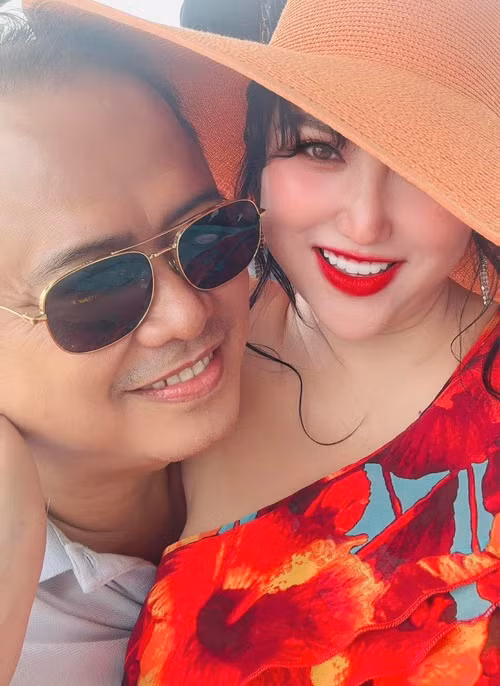 Năm 2024, nữ diễn viên phim Cô gái xấu xí công khai hẹn hò doanh nhân Trần Chí Phú. Ảnh: FB Phi Thanh Vân.