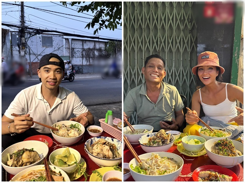 Sau khi cầu hôn, Tuấn Khôi công khai gọi H'hen Niê là vợ, gọi bố của nàng hậu là bố vợ.