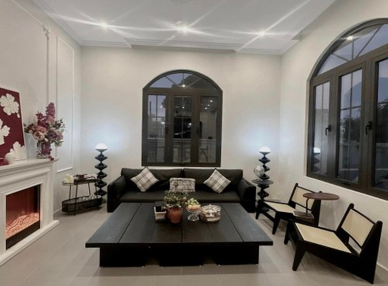 Dịp Tết năm 2024, Quỳnh Lương chuyền về ngôi nhà mới hoàn thành. Ảnh: FB Quỳnh Lương.