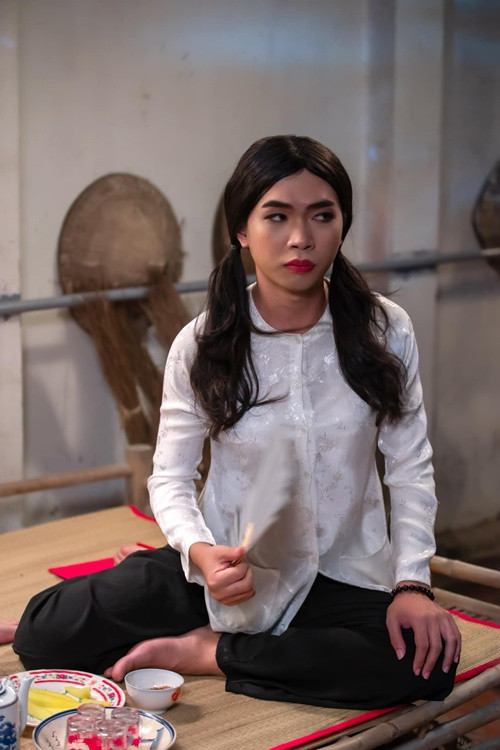 Mỗi khi vào vai người đẹp, Minh Dự khiến nhiều khán giả phải cười nghiêng ngả vì tạo hình "siêu xấu".