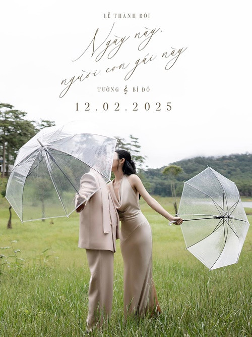 Đám cưới của Vũ Cát Tường sẽ diễn ra vào ngày 12/2. Khách mời gồm gia đình, bạn bè thân thiết và fan. Ảnh: FB Vũ Cát Tường.