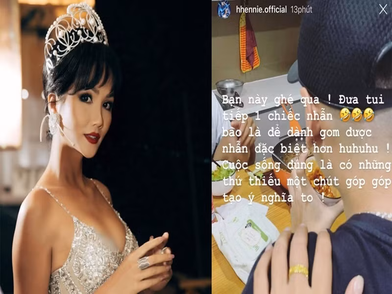 Ngày chưa kết hôn, Tuấn Khôi không ít lần tặng vàng cho H'hen Niê. Ảnh: Giao Thông.