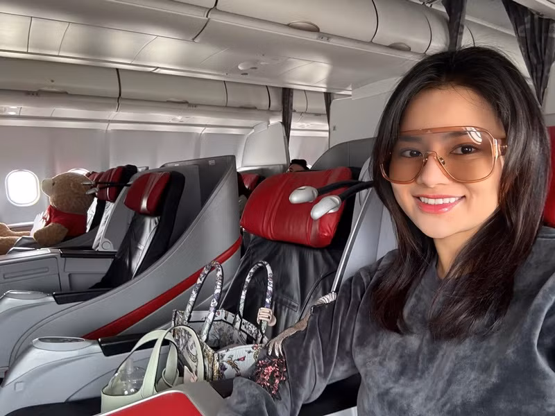 Nữ người mẫu dường như đã cân bằng được cuộc sống sau khi ly hôn.