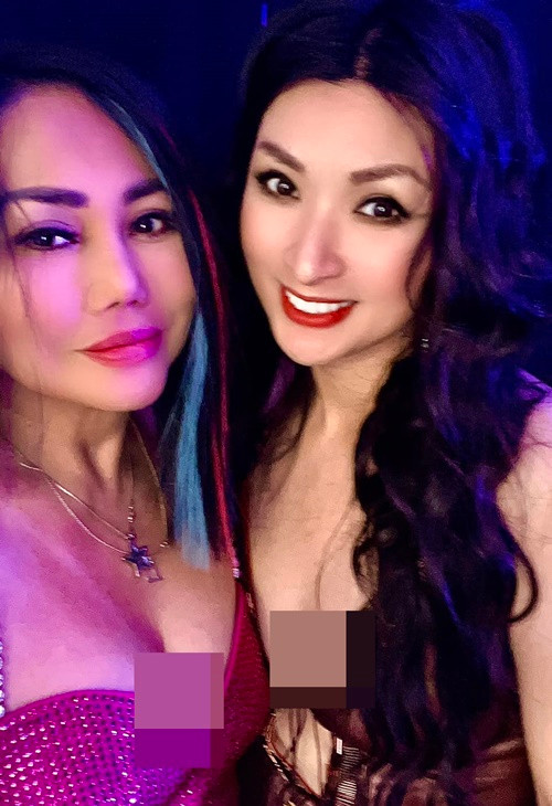 Lynda Trang Đài gợi cảm không kém cạnh các đàn em như Trizzie Phương Trinh, Hồng Nhung. Ảnh: FB Lynda Trang Đài.