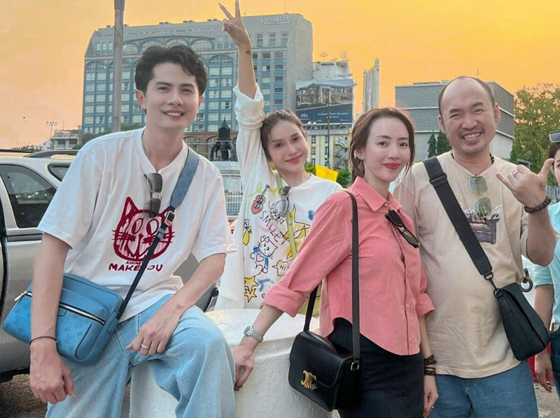 Huỳnh Phương - Khả Như thường xuyên xuất hiện bên nhau tại các sự kiện giải trí và ở đời thường. Ảnh: FB Huỳnh Phương.