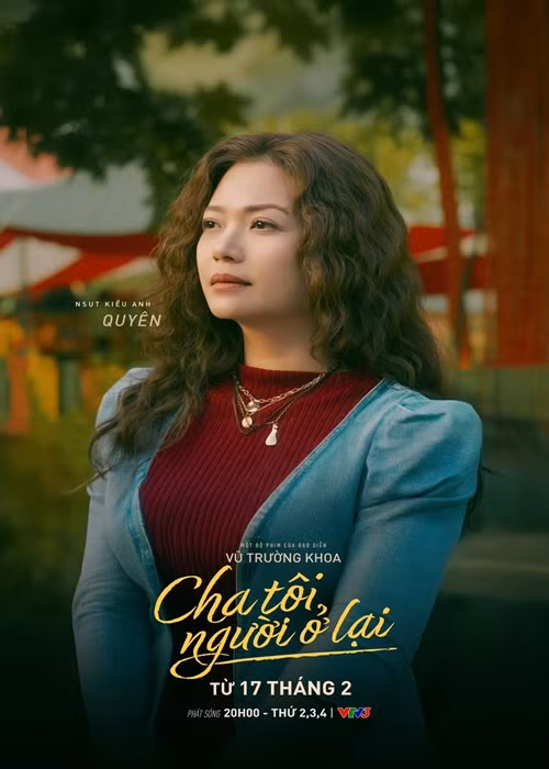 Diễn viên phim Cha tôi, người ở lại xuất thân là diễn viên múa. Ảnh: FB Kiều Anh.