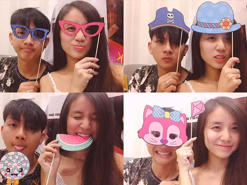 Ngay từ lần đầu gặp mặt, Hoài Lâm rất ấn tượng với nụ cười của Bảo Ngọc và chỉ ước có thể gặp lại cô gái này để nhìn thấy cô cười. “Anh yêu em không phải vì em đẹp hay em xinh mà vì do cả hai thứ đó em đều có”, nam ca sĩ từng chia sẻ. Ảnh: FB Hoài Lâm.