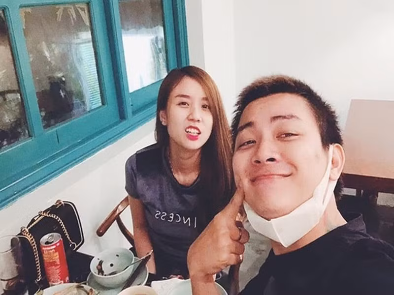 Hoài Lâm từng kết hôn với Bảo Ngọc. Cả hai bắt đầu chuyện tình cảm từ năm 2011, khi Hoài Lâm 16 tuổi còn Bảo Ngọc mới 15. Ảnh: FB Hoài Lâm.