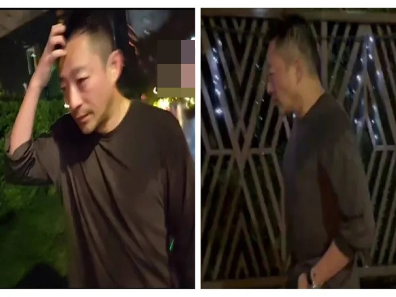 Theo UDN, sau trở về nhà, chồng cũ Từ Hy Viên một mình ra ngoài và lang thang gần nửa tiếng. Ảnh: Ctwant.