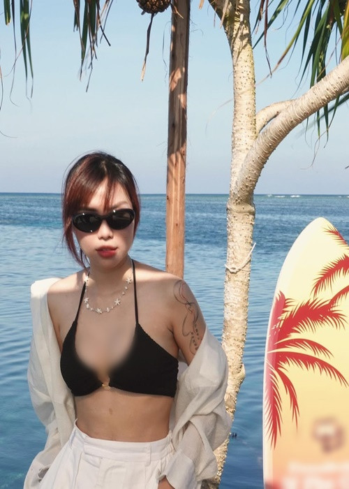 Phương Mỹ Chi từng bày tỏ, cô ghen tỵ vì chị gái ăn nhiều mà không tăng cân. Ảnh: Instagram Phương Mỹ Quyên.