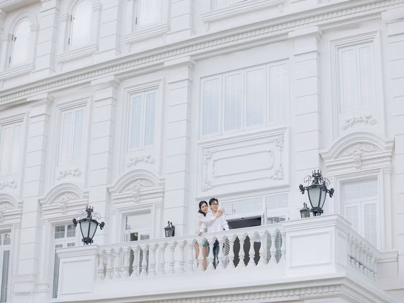  Phương Lê và Vũ Luân sống trong biệt thự sau màn cầu hôn năm 2024. Ảnh: NVCC.