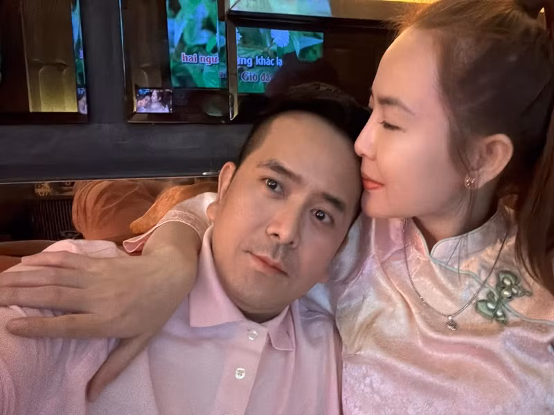 Vào cuối tháng 1, Hùng Thuận chúc mừng Tuệ Tâm đón tuổi mới. Ảnh: FB Hùng Thuận.