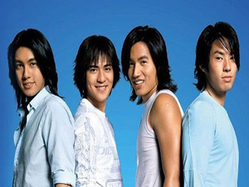 Các mỹ nam Vườn sao băng thuộc nhóm nhạc đình đám một thời F4. Nhóm tan rã vào năm 2007. Ảnh: Tiền Phong.