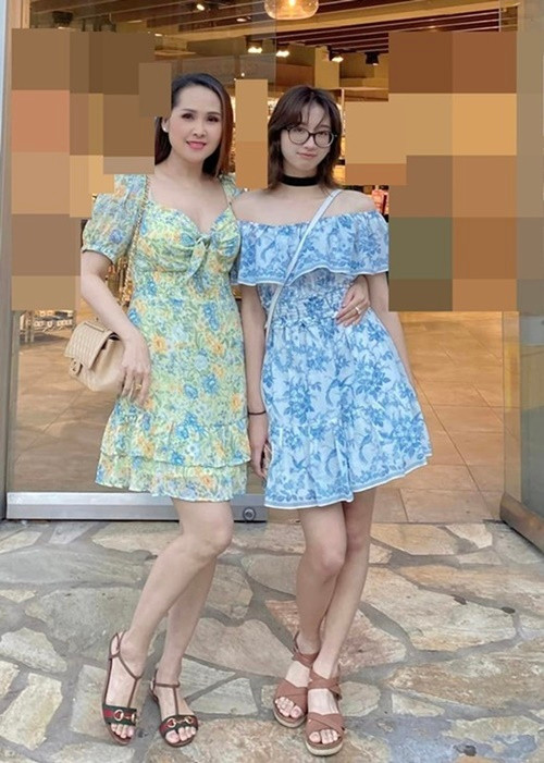 Minh Thư và con gái sang Mỹ định cư vào năm 2013.