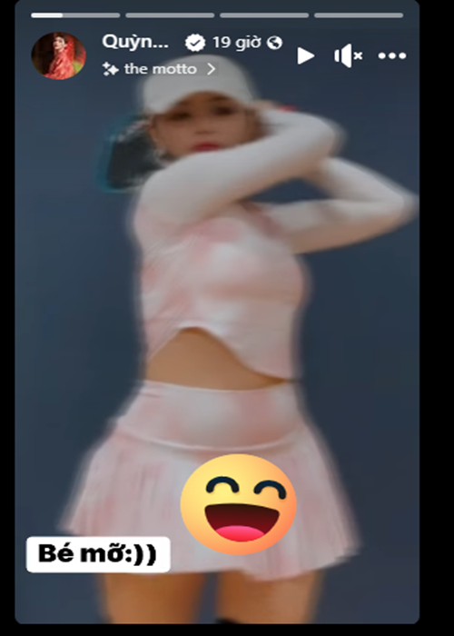 Trên trang cá nhân, diễn viên Quỳnh Kool cho biết, cô tăng cân vì ăn nhiều bánh chưng trong Tết Nguyên đán 2025. "Mũm mĩm dữ", người đẹp viết.